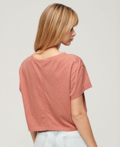 Slouchy cropped tee  