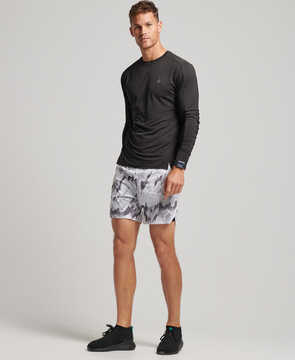 სუპერდრაი შორტი Run premium layered shorts 