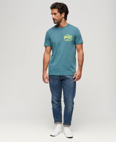 სუპერდრაი მაისური Neon vl t shirt  