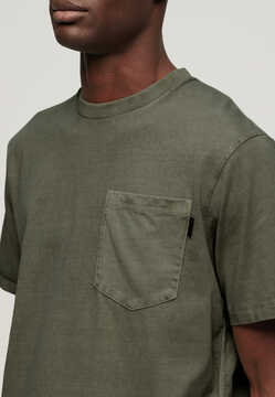 სუპერდრაი მაისური Contrast stitch pocket tshirt