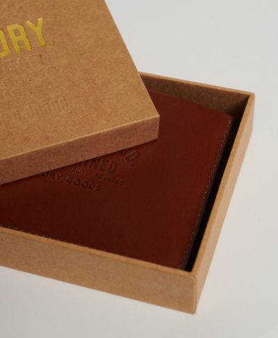 სუპერდრაი საფულე Leather wallet in box 