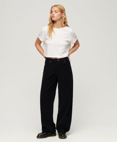 Slouchy cropped tee 