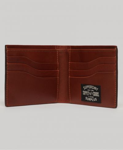 Leather wallet in box 
