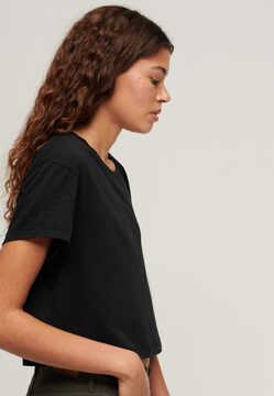 Slouchy cropped tee