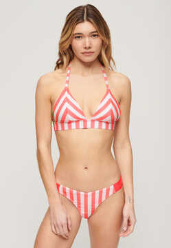 სუპერდრაი საცურაო კოსტუმი - ქვედა Stripe cheeky bikini bottoms