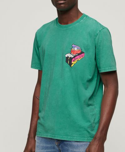 Neon travel chest loose tee
