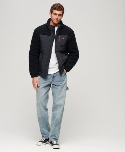 Sherpa workwear hybrid jacket