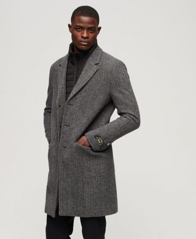 2 in 1 wool town coat
