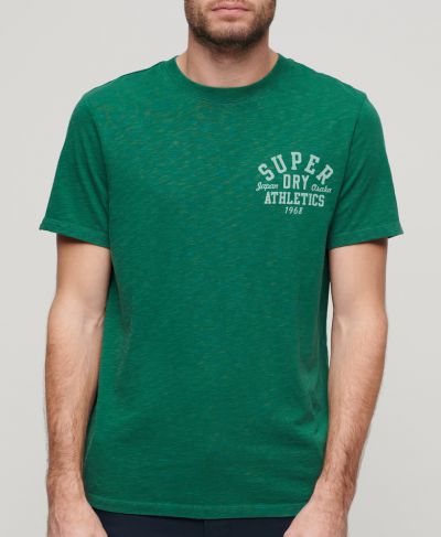 Athletic college graphic tee