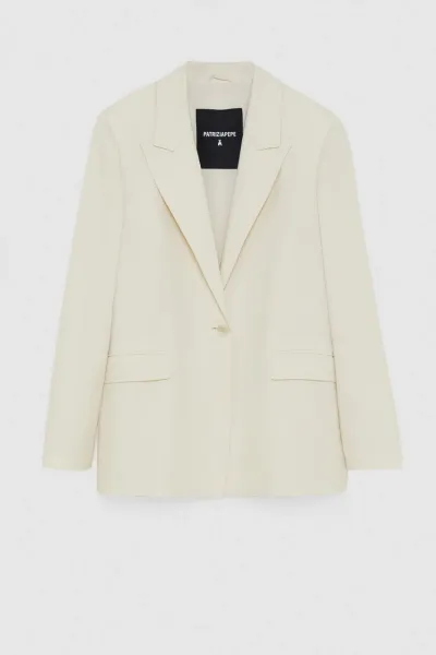 ESSENTIAL viscose and linen jacket
