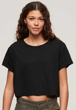 Slouchy cropped tee