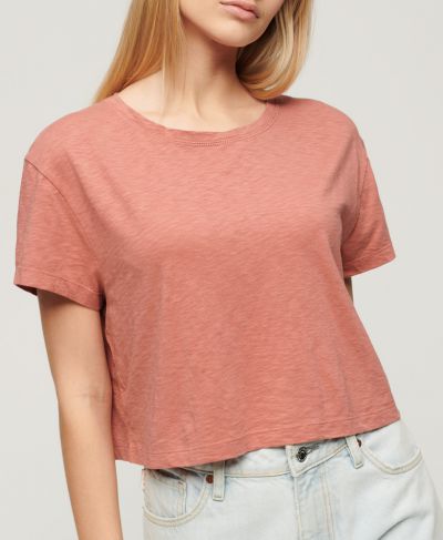 Slouchy cropped tee  