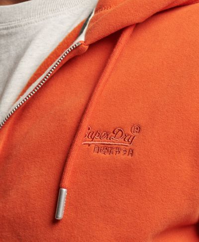 სუპერდრაი ჰუდი Essential logo zip hoodie 